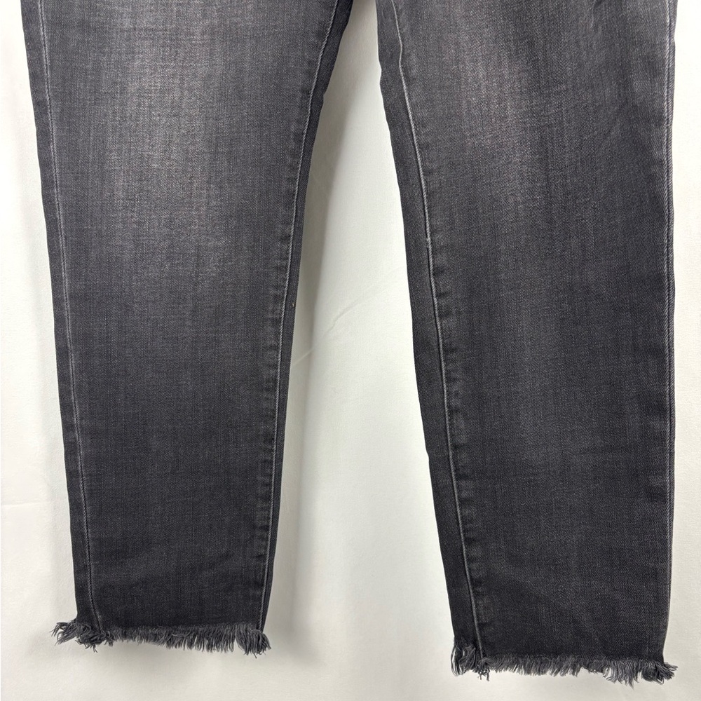 NWT GAP Women's Dark Gray Washed out Black Skinny Jeans Cropped Ankle, 32 Reg - Picture 6 of 10
